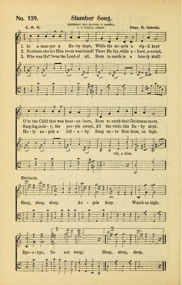 Diadems: a collection of religious songs, new and old, for the church and Sunday school page 158