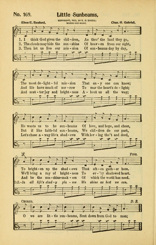 Diadems: a collection of religious songs, new and old, for the church and Sunday school page 168