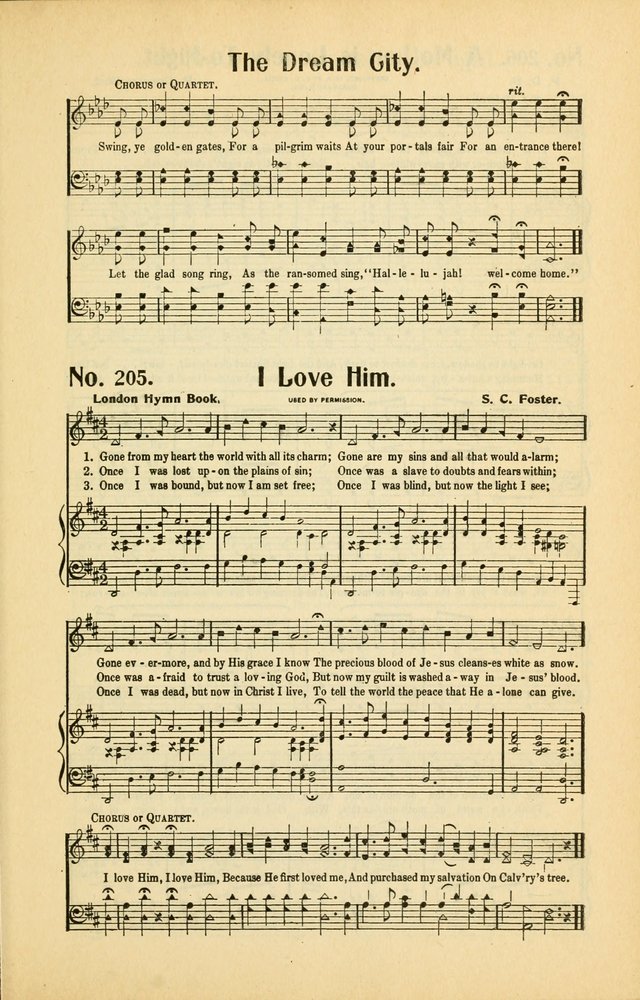 Diadems: a collection of religious songs, new and old, for the church and Sunday school page 203