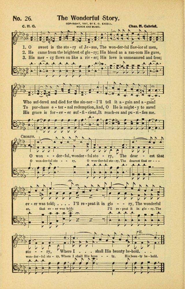 Diadems: a collection of religious songs, new and old, for the church and Sunday school page 26