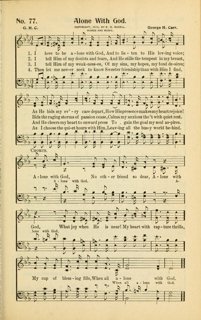 Diadems: a collection of religious songs, new and old, for the church and Sunday school page 77