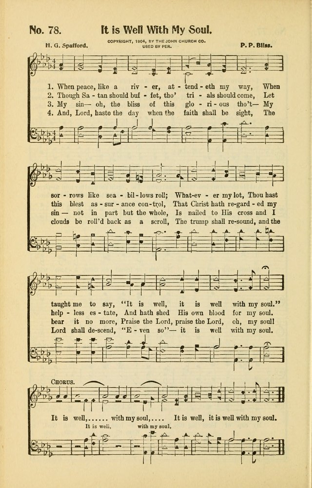 Diadems: a collection of religious songs, new and old, for the church and Sunday school page 78