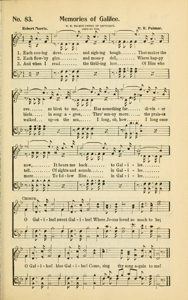 Diadems: a collection of religious songs, new and old, for the church and Sunday school page 83