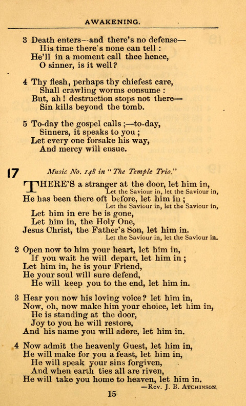 Die Deutsche Ausgabe der Englischen und Deutschen Frohen Botschaftslieder: zum Gebrauch bei Erweckungs- und Gebetsversammlungen (Ebenezer Hymnal) page 163