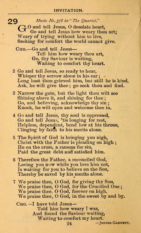 Die Deutsche Ausgabe der Englischen und Deutschen Frohen Botschaftslieder: zum Gebrauch bei Erweckungs- und Gebetsversammlungen (Ebenezer Hymnal) page 172