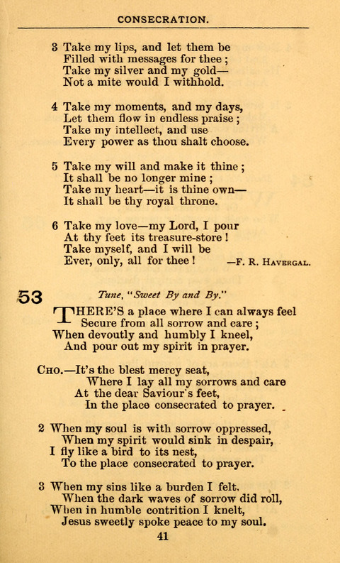 Die Deutsche Ausgabe der Englischen und Deutschen Frohen Botschaftslieder: zum Gebrauch bei Erweckungs- und Gebetsversammlungen (Ebenezer Hymnal) page 189