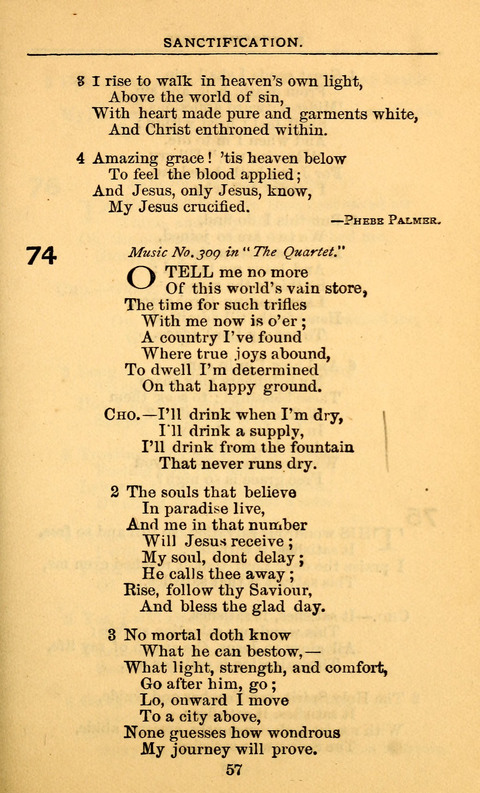 Die Deutsche Ausgabe der Englischen und Deutschen Frohen Botschaftslieder: zum Gebrauch bei Erweckungs- und Gebetsversammlungen (Ebenezer Hymnal) page 205