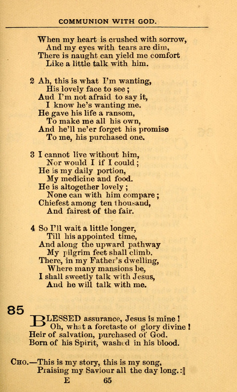 Die Deutsche Ausgabe der Englischen und Deutschen Frohen Botschaftslieder: zum Gebrauch bei Erweckungs- und Gebetsversammlungen (Ebenezer Hymnal) page 213