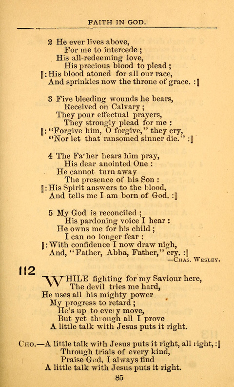 Die Deutsche Ausgabe der Englischen und Deutschen Frohen Botschaftslieder: zum Gebrauch bei Erweckungs- und Gebetsversammlungen (Ebenezer Hymnal) page 233