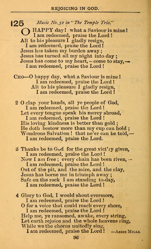 Die Deutsche Ausgabe der Englischen und Deutschen Frohen Botschaftslieder: zum Gebrauch bei Erweckungs- und Gebetsversammlungen (Ebenezer Hymnal) page 244