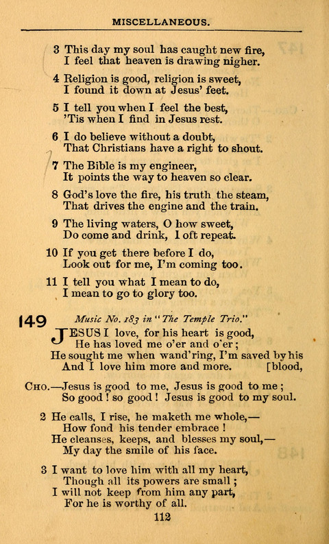 Die Deutsche Ausgabe der Englischen und Deutschen Frohen Botschaftslieder: zum Gebrauch bei Erweckungs- und Gebetsversammlungen (Ebenezer Hymnal) page 260