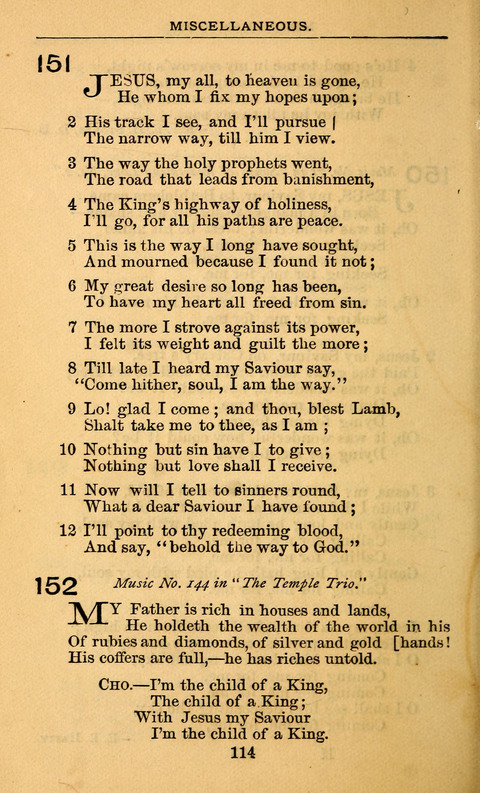 Die Deutsche Ausgabe der Englischen und Deutschen Frohen Botschaftslieder: zum Gebrauch bei Erweckungs- und Gebetsversammlungen (Ebenezer Hymnal) page 262