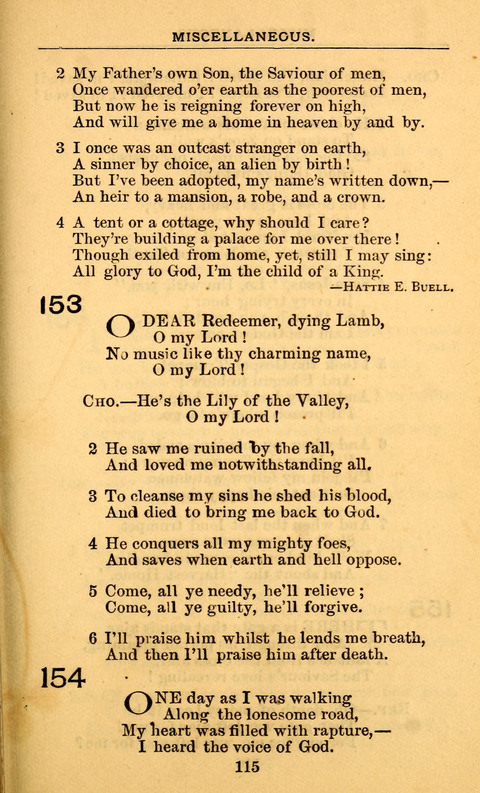 Die Deutsche Ausgabe der Englischen und Deutschen Frohen Botschaftslieder: zum Gebrauch bei Erweckungs- und Gebetsversammlungen (Ebenezer Hymnal) page 263