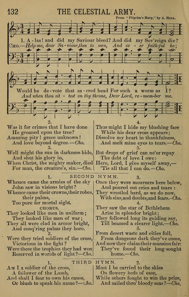 The Devotional Chimes: a choice collection of new and standard hymns and tunes, adapted to all occasions of social worship, family devotions, and congregational singing page 132