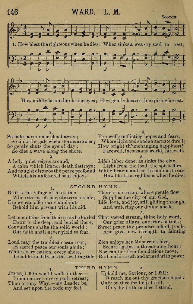 The Devotional Chimes: a choice collection of new and standard hymns and tunes, adapted to all occasions of social worship, family devotions, and congregational singing page 146