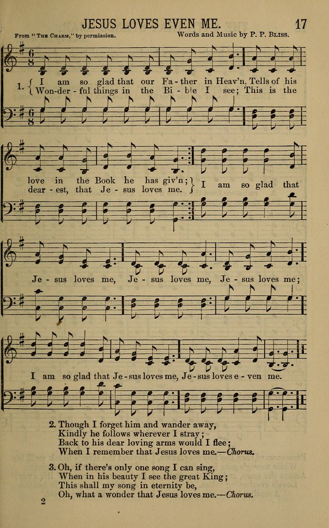 The Devotional Chimes: a choice collection of new and standard hymns and tunes, adapted to all occasions of social worship, family devotions, and congregational singing page 17