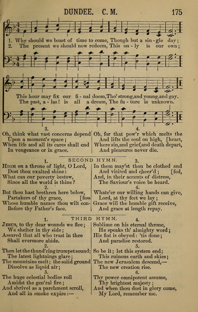 The Devotional Chimes: a choice collection of new and standard hymns and tunes, adapted to all occasions of social worship, family devotions, and congregational singing page 175