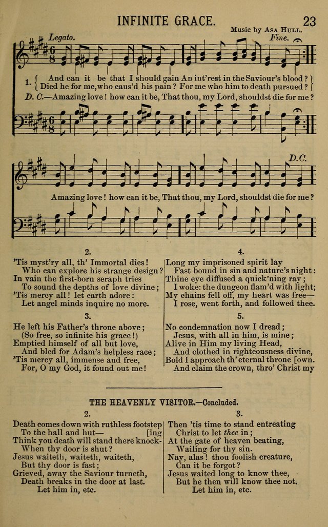 The Devotional Chimes: a choice collection of new and standard hymns and tunes, adapted to all occasions of social worship, family devotions, and congregational singing page 23