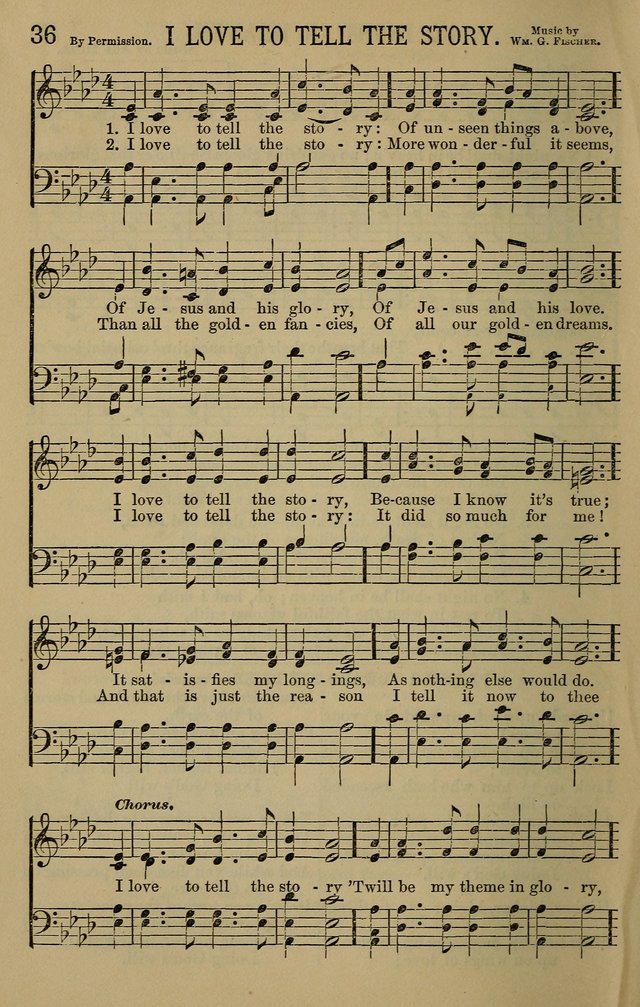 The Devotional Chimes: a choice collection of new and standard hymns and tunes, adapted to all occasions of social worship, family devotions, and congregational singing page 36