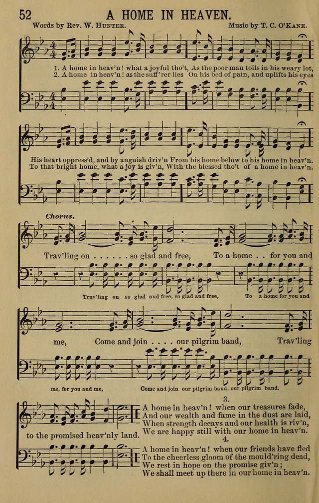 The Devotional Chimes: a choice collection of new and standard hymns and tunes, adapted to all occasions of social worship, family devotions, and congregational singing page 52