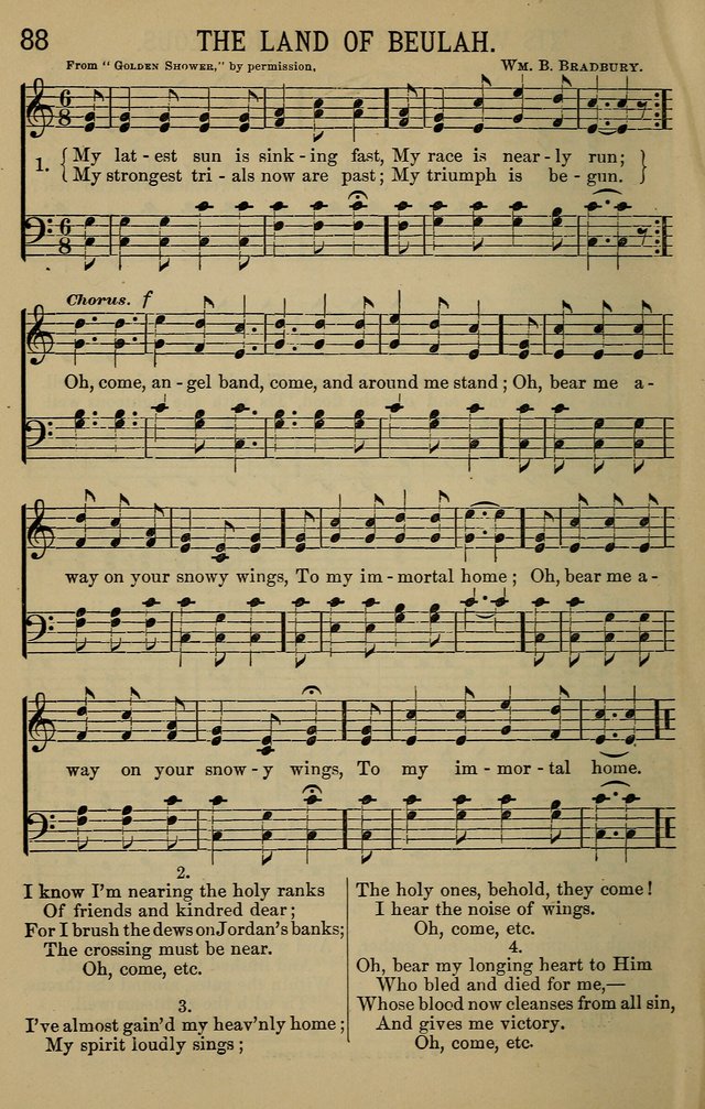 The Devotional Chimes: a choice collection of new and standard hymns and tunes, adapted to all occasions of social worship, family devotions, and congregational singing page 88