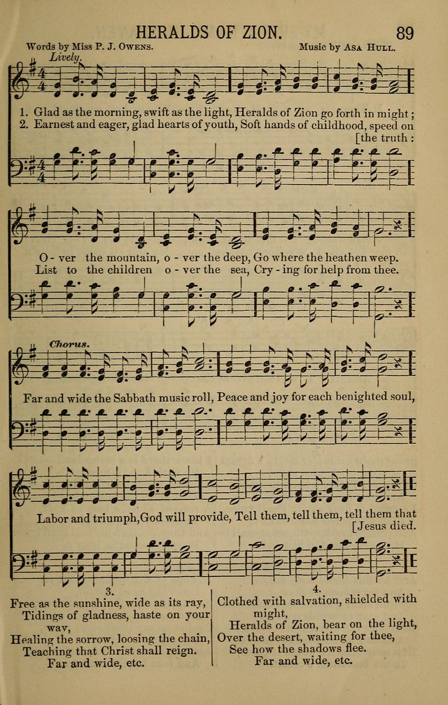 The Devotional Chimes: a choice collection of new and standard hymns and tunes, adapted to all occasions of social worship, family devotions, and congregational singing page 89