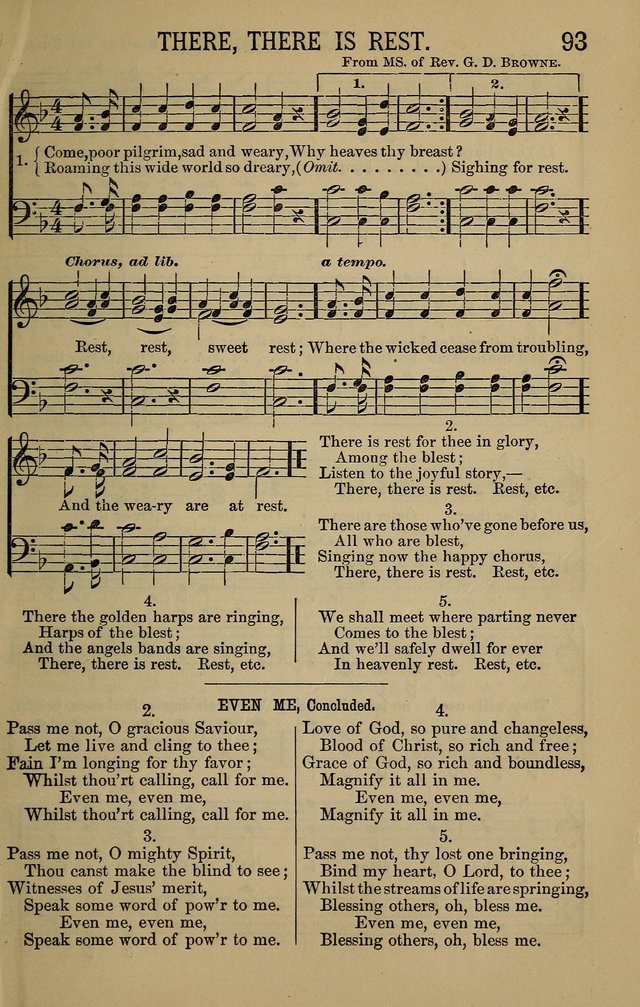 The Devotional Chimes: a choice collection of new and standard hymns and tunes, adapted to all occasions of social worship, family devotions, and congregational singing page 93