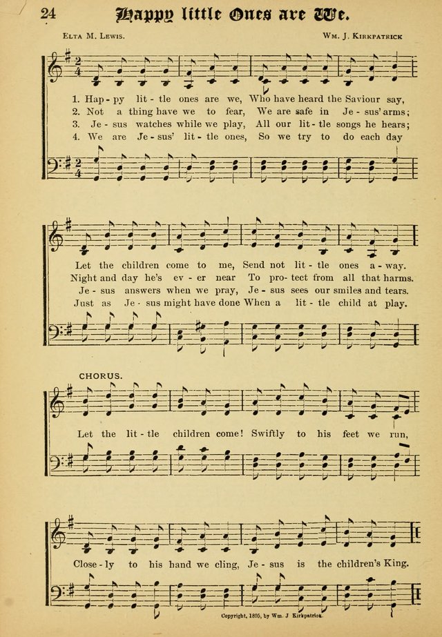 Dew Drops: comprising new songs, hymns, etc. for young singers page 22