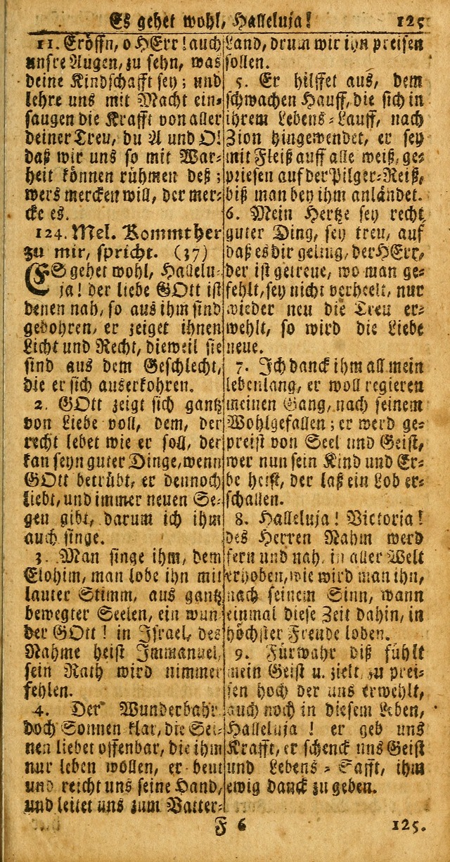 Das kleine Davidische Psalterspiel der Kinder Zions. 2. verb. aufl. page 125