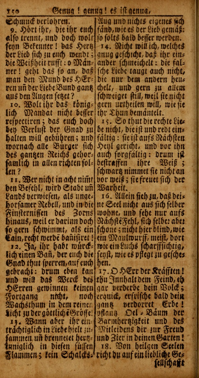 Das Kleine Davidische Psalterspiel der Kinder Zions von alten und neuen auserlesenen Geistes-Gesängen allen wahren heyls-begierigen Säuglingen der Weisheit, insonderheit aber denen Gemeinden des Herrn page 150