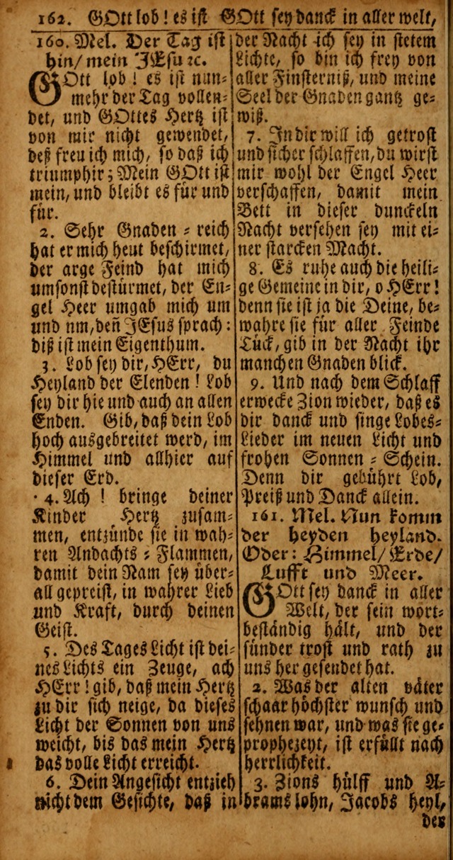 Das Kleine Davidische Psalterspiel der Kinder Zions von alten und neuen auserlesenen Geistes-Gesängen allen wahren heyls-begierigen Säuglingen der Weisheit, insonderheit aber denen Gemeinden des Herrn page 162