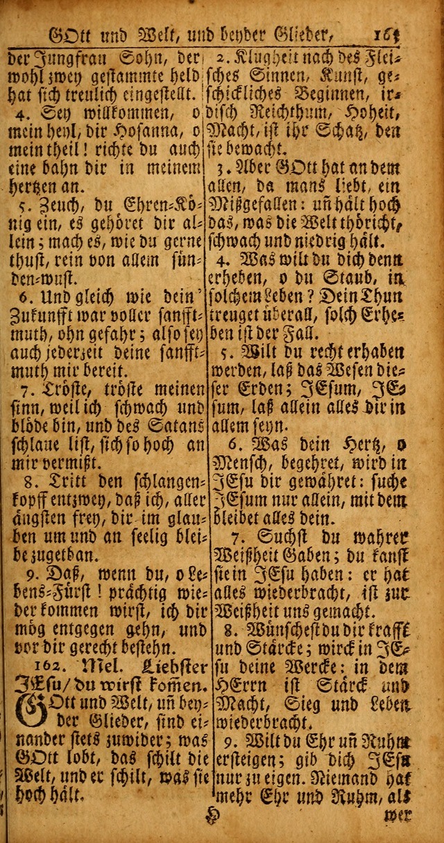 Das Kleine Davidische Psalterspiel der Kinder Zions von alten und neuen auserlesenen Geistes-Gesängen allen wahren heyls-begierigen Säuglingen der Weisheit, insonderheit aber denen Gemeinden des Herrn page 163