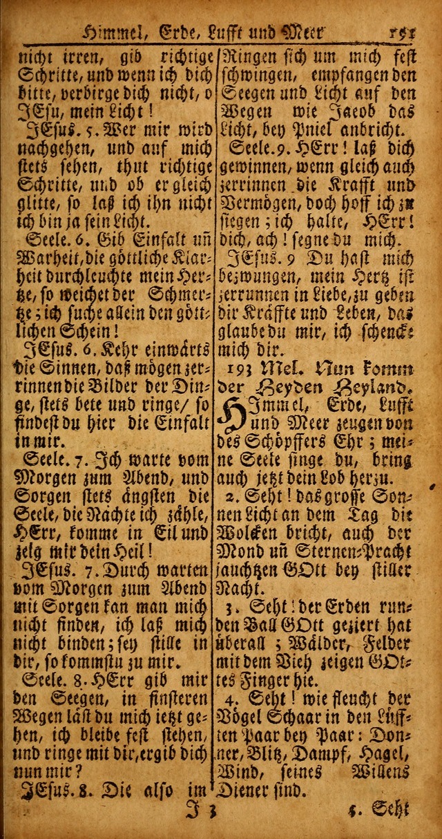 Das Kleine Davidische Psalterspiel der Kinder Zions von alten und neuen auserlesenen Geistes-Gesängen allen wahren heyls-begierigen Säuglingen der Weisheit, insonderheit aber denen Gemeinden des Herrn page 191