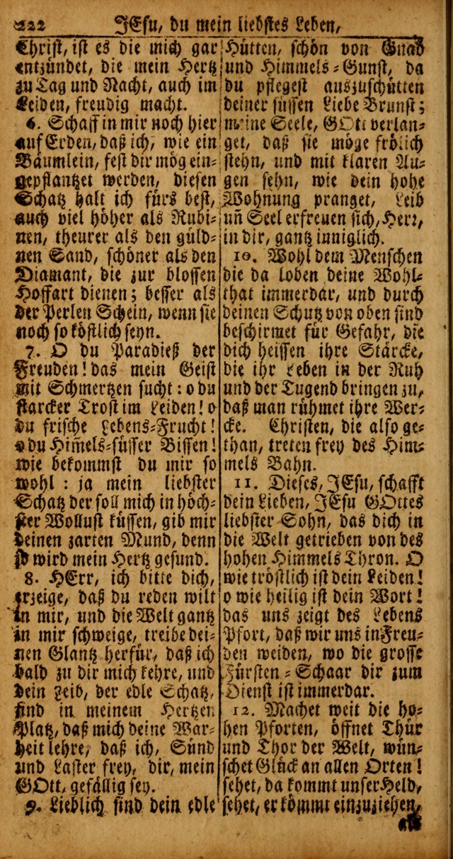 Das Kleine Davidische Psalterspiel der Kinder Zions von alten und neuen auserlesenen Geistes-Gesängen allen wahren heyls-begierigen Säuglingen der Weisheit, insonderheit aber denen Gemeinden des Herrn page 222