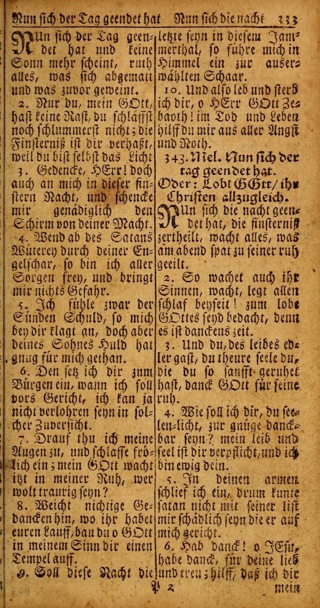 Das Kleine Davidische Psalterspiel der Kinder Zions von alten und neuen auserlesenen Geistes-Gesängen allen wahren heyls-begierigen Säuglingen der Weisheit, insonderheit aber denen Gemeinden des Herrn page 333