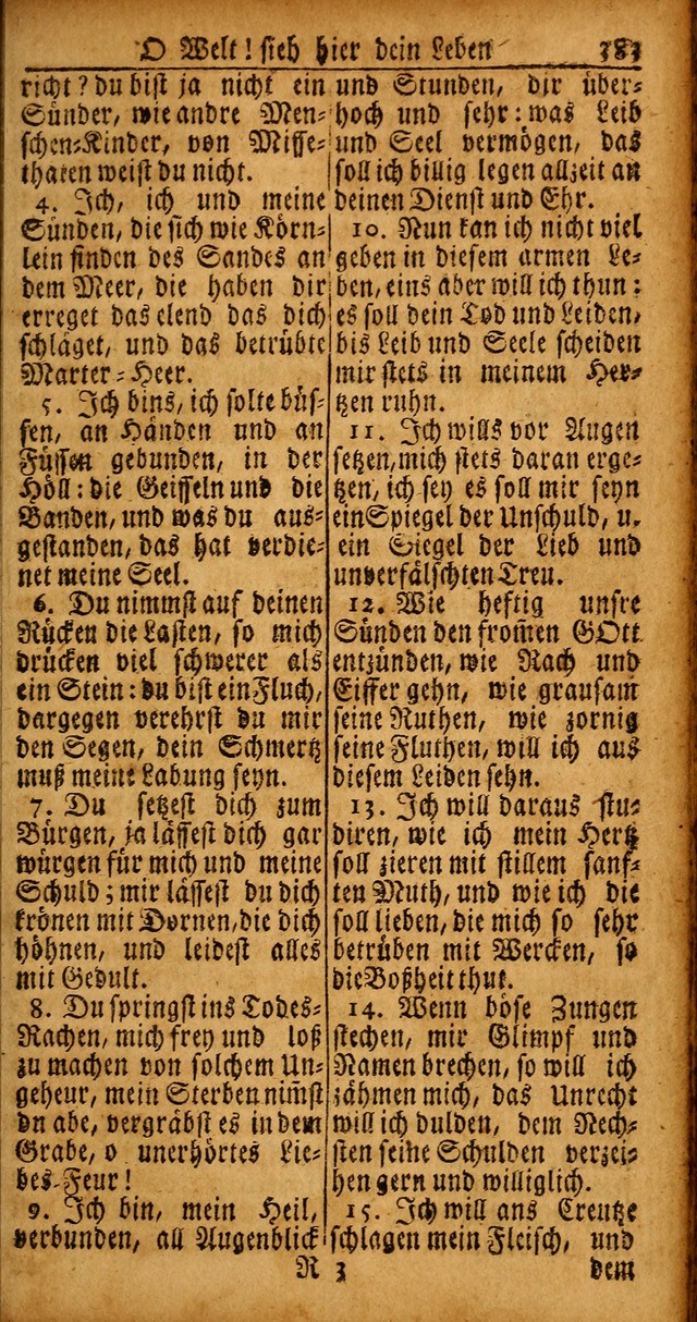 Das Kleine Davidische Psalterspiel der Kinder Zions von alten und neuen auserlesenen Geistes-Gesängen allen wahren heyls-begierigen Säuglingen der Weisheit, insonderheit aber denen Gemeinden des Herrn page 383