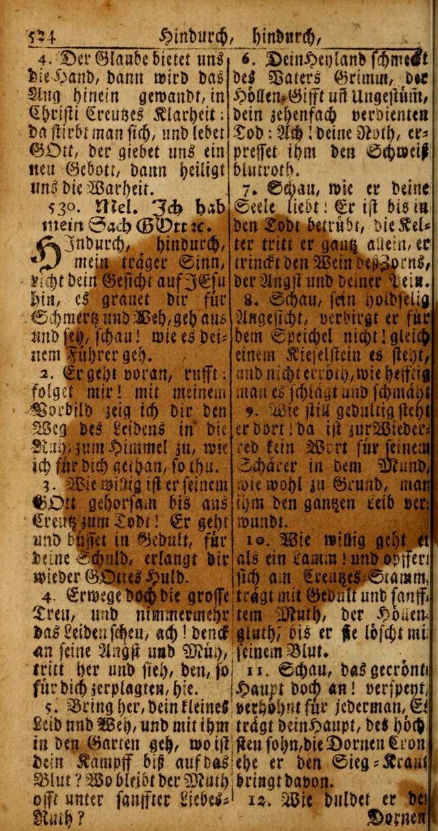 Das Kleine Davidische Psalterspiel der Kinder Zions von alten und neuen auserlesenen Geistes-Gesängen allen wahren heyls-begierigen Säuglingen der Weisheit, insonderheit aber denen Gemeinden des Herrn page 524