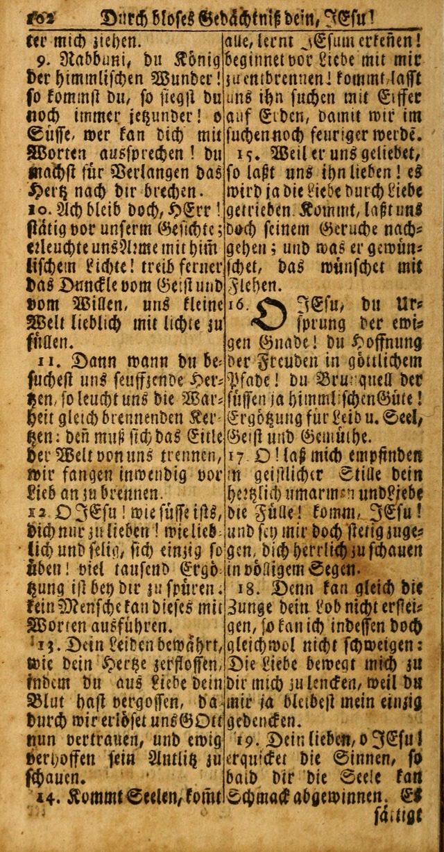 Das Kleine Davidische Psalterspiel der Kinder Zions: von alten und neuen auserlesenen Geistes-Gesängen allen wahren heuls-begierigen säuglingen der weisheit, infonderheit aber denen Gemeinden ... page 102