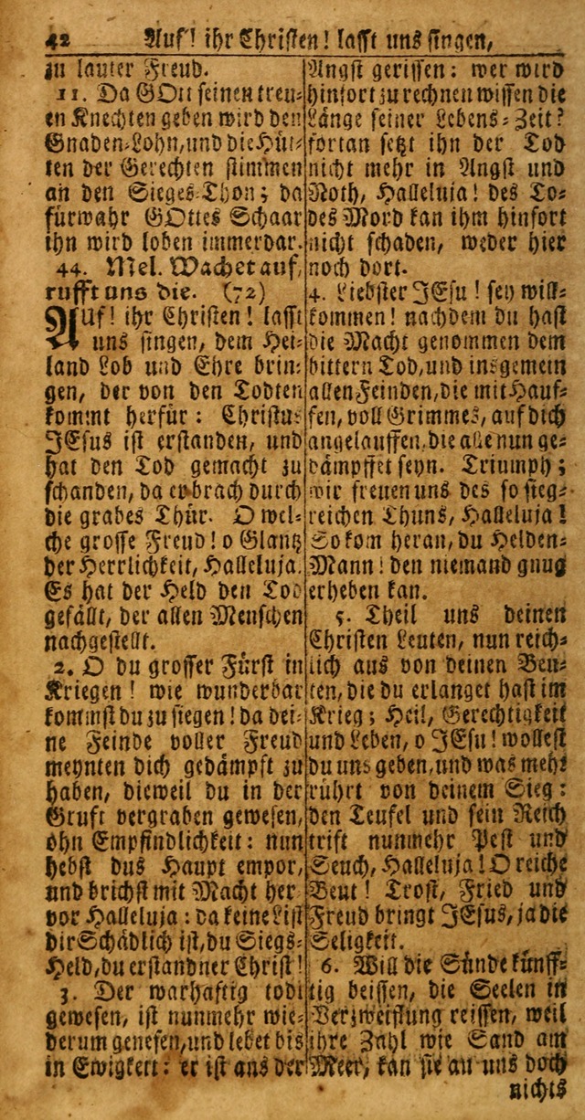 Das Kleine Davidische Psalterspiel der Kinder Zions: von alten und neuen auserlesenen Geistes-Gesängen allen wahren heuls-begierigen säuglingen der weisheit, infonderheit aber denen Gemeinden ... page 40