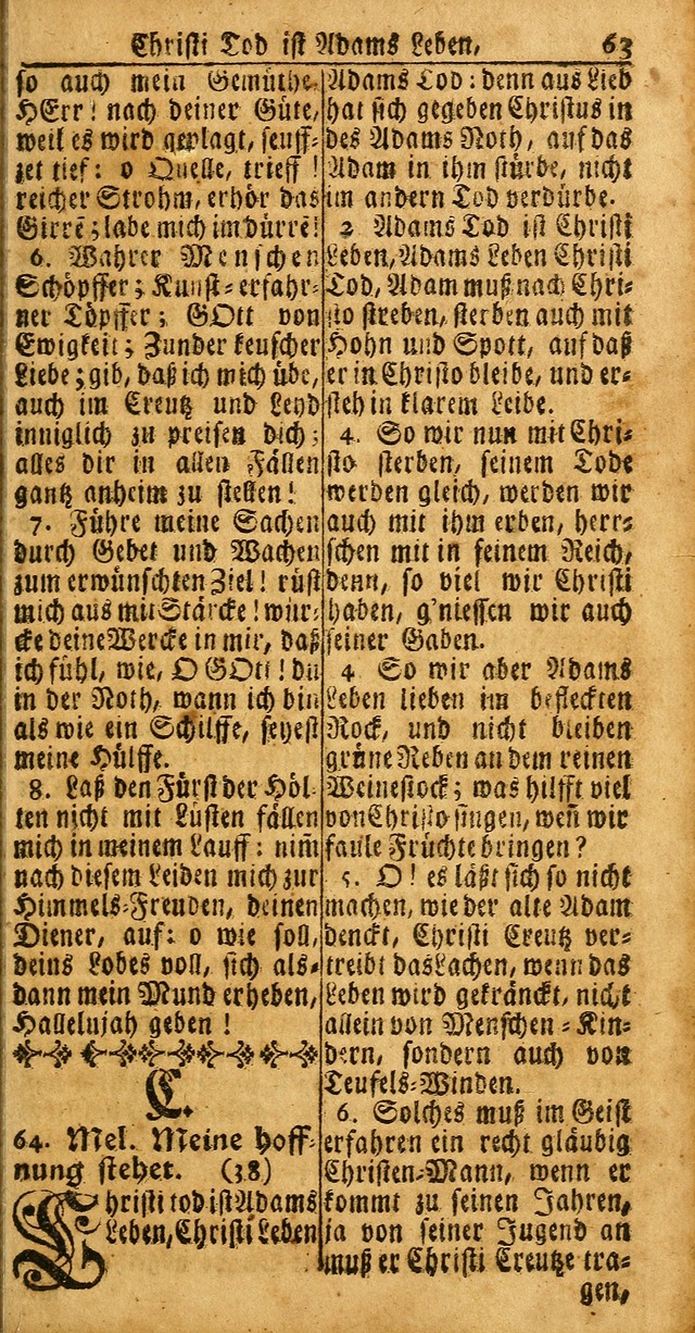 Das Kleine Davidische Psalterspiel der Kinder Zions: von alten und neuen auserlesenen Geistes-Gesängen allen wahren heuls-begierigen säuglingen der weisheit, infonderheit aber denen Gemeinden ... page 61