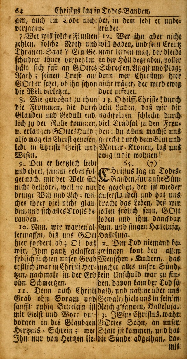 Das Kleine Davidische Psalterspiel der Kinder Zions: von alten und neuen auserlesenen Geistes-Gesängen allen wahren heuls-begierigen säuglingen der weisheit, infonderheit aber denen Gemeinden ... page 62