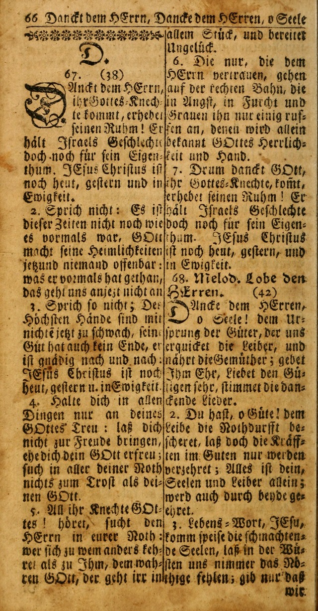 Das Kleine Davidische Psalterspiel der Kinder Zions: von alten und neuen auserlesenen Geistes-Gesängen allen wahren heuls-begierigen säuglingen der weisheit, infonderheit aber denen Gemeinden ... page 64