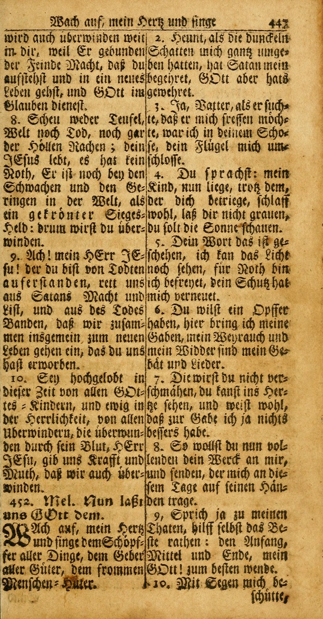 Das kleine Davidische Psalterspiel der Kinder Zions page 447