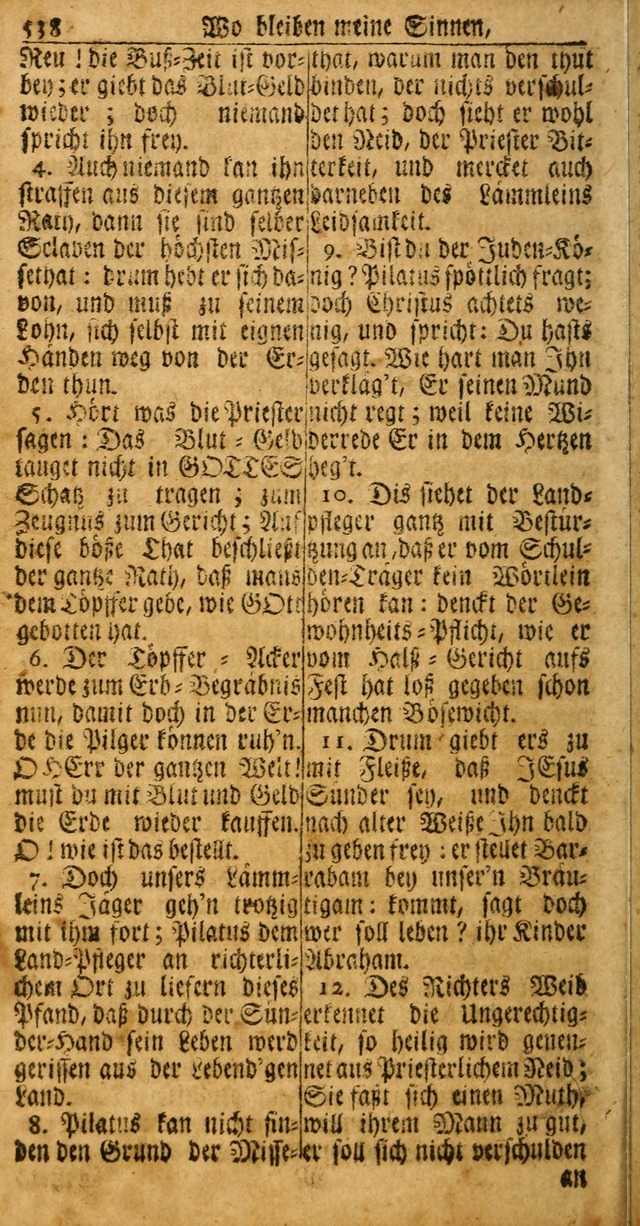 Das kleine Davidische Psalterspiel der Kinder Zions page 538