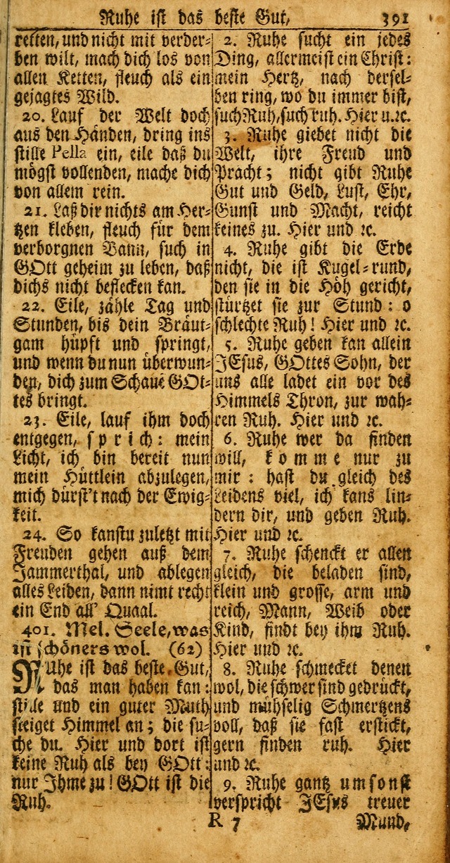 Das kleine Davidische Psalterspiel der Kinder Zions page 391