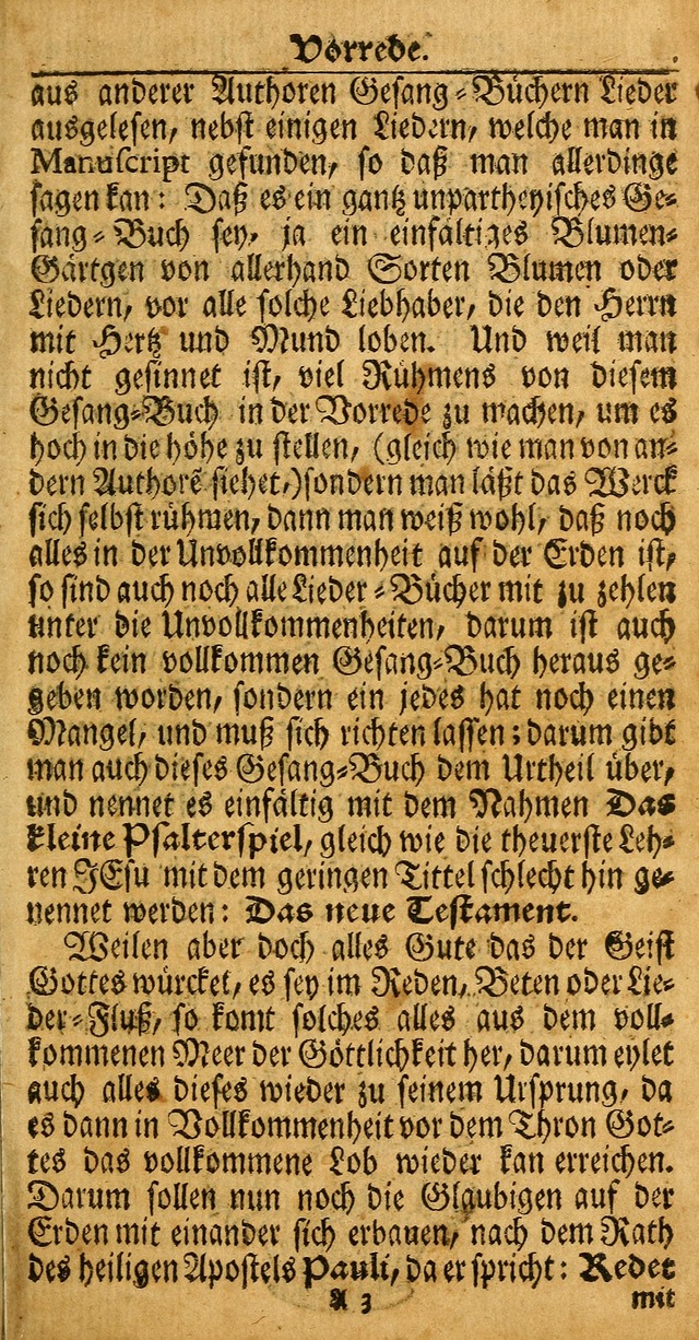 Das kleine Davidische Psalterspiel der Kinder Zions page ix
