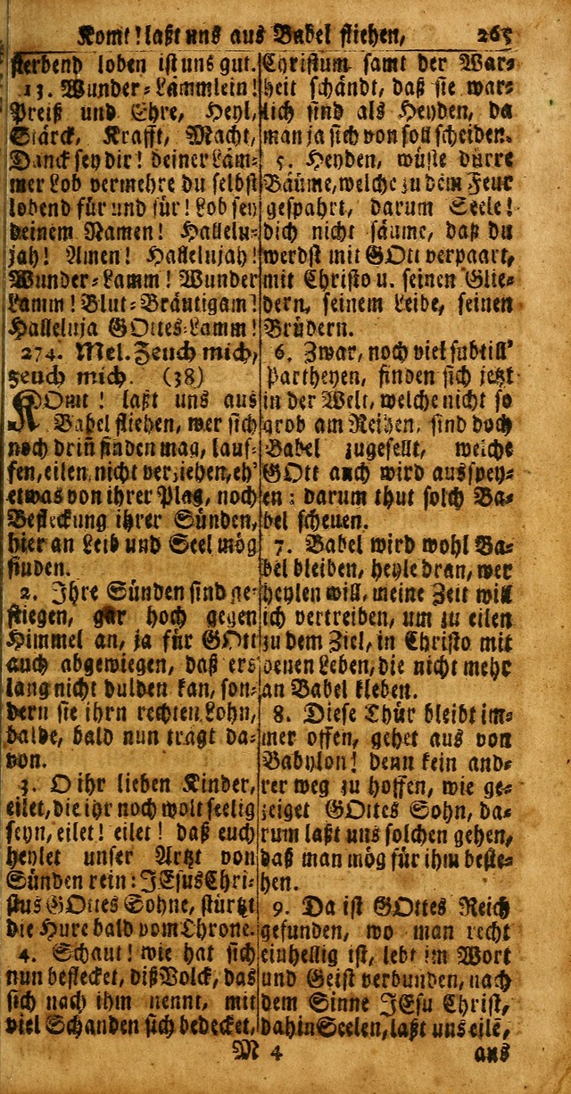 Das kleine Davidische Psalterspiel der Kinder Zions page 265