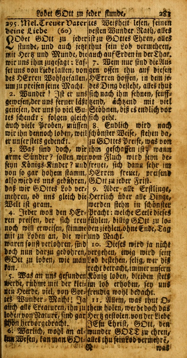 Das kleine Davidische Psalterspiel der Kinder Zions page 283