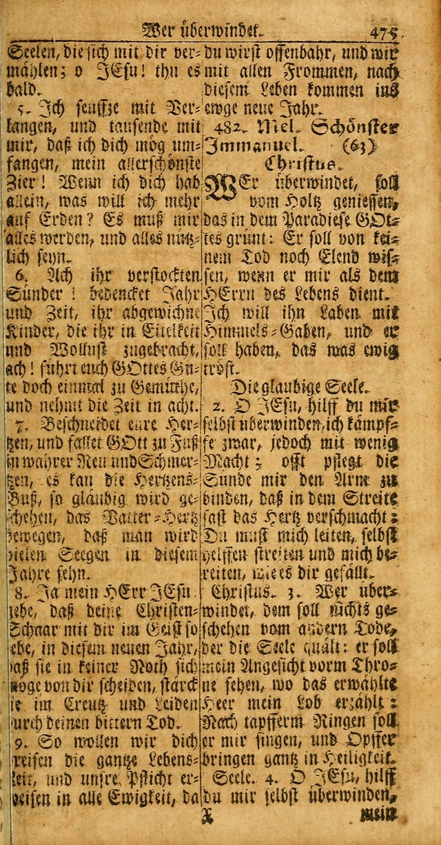 Das kleine Davidische Psalterspiel der Kinder Zions page 475