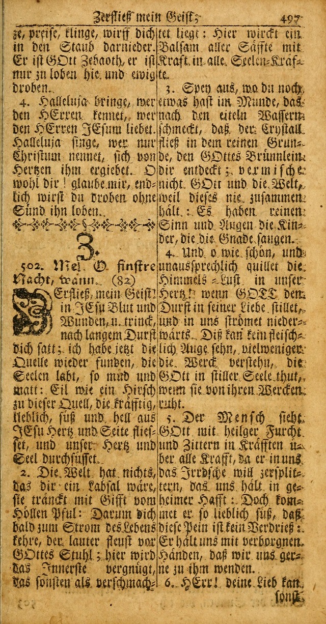 Das kleine Davidische Psalterspiel der Kinder Zions page 497